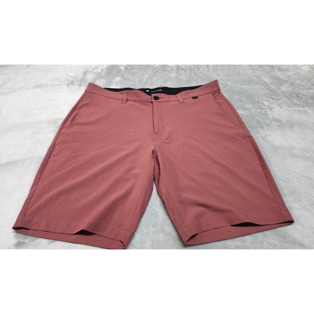 Travis Mathew Men’s Size 36 Red 10” Performance Golf Shorts